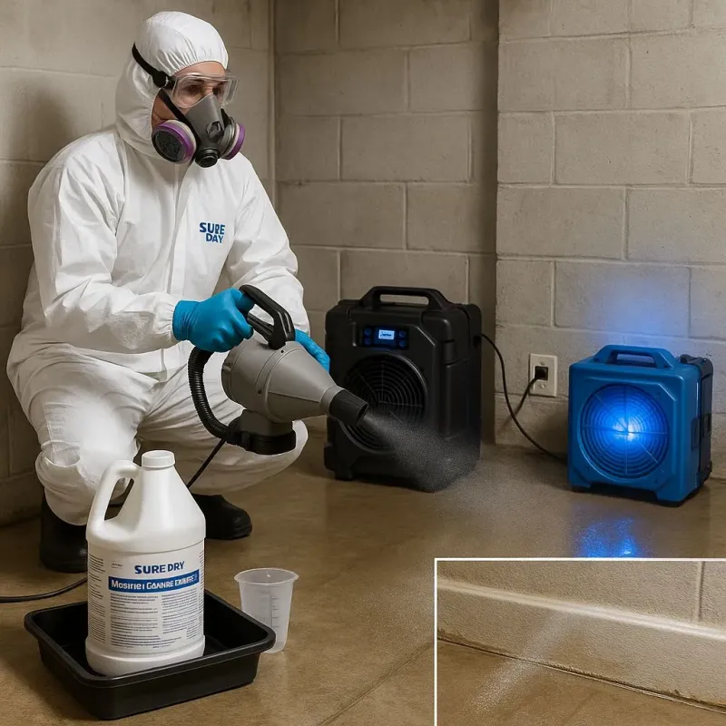 Sanitization and Odor Removal process in Titusville, FL